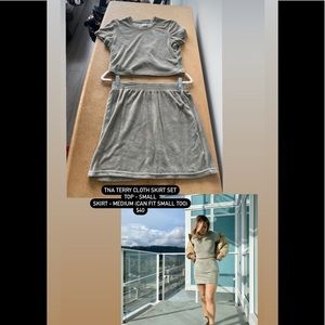 ❌SOLD❌ TNA terri cloth skirt set
